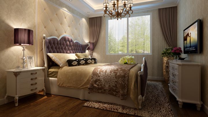 碧水景苑三室兩廳兩衛(wèi)裝修效果圖