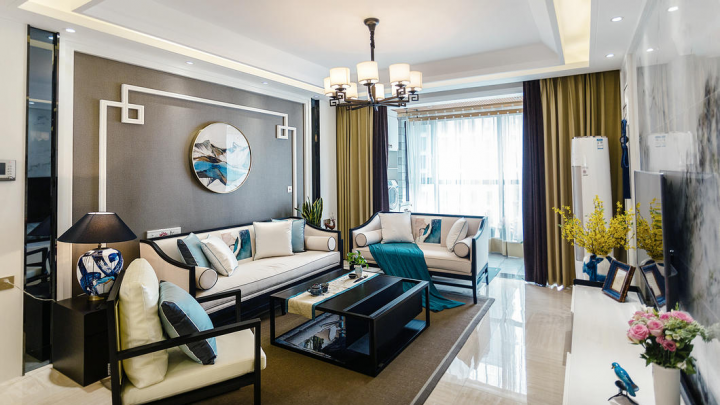 晨光綠景三室兩廳一衛(wèi)裝修效果