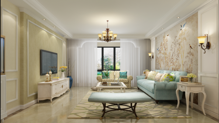 大上海簡(jiǎn)約歐式裝修效果圖