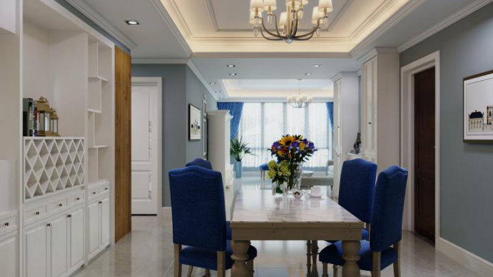 君越海棠三室兩廳一衛(wèi)裝修案例