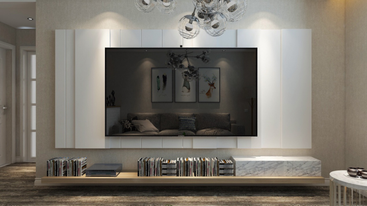 石油小區(qū)三室兩廳一衛(wèi)裝修案例