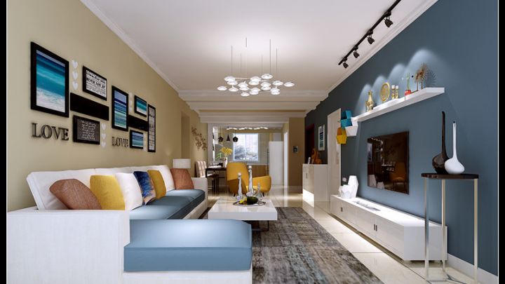 華電小區(qū)北歐裝修案例