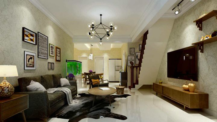 桃源新城四室兩廳兩衛(wèi)裝修案例