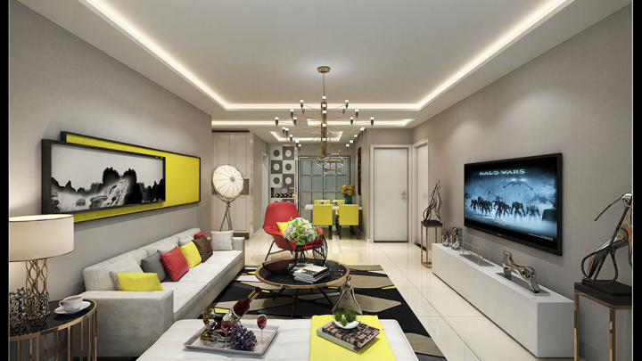 大上海兩室兩廳一衛(wèi)裝修案例