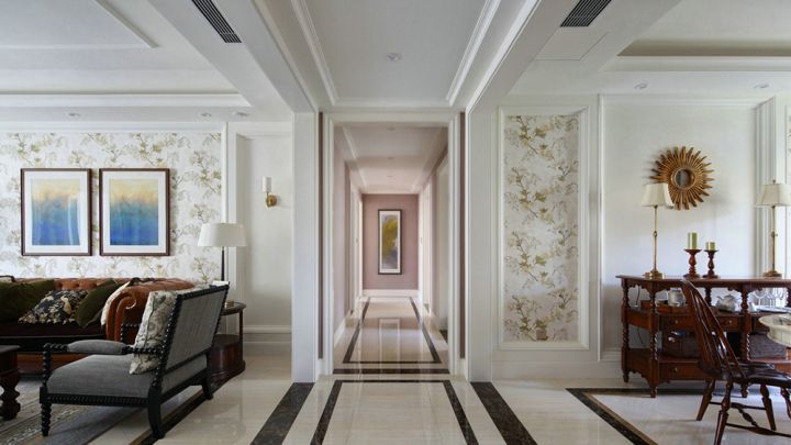 特變世紀廣場現(xiàn)代美式裝修案例