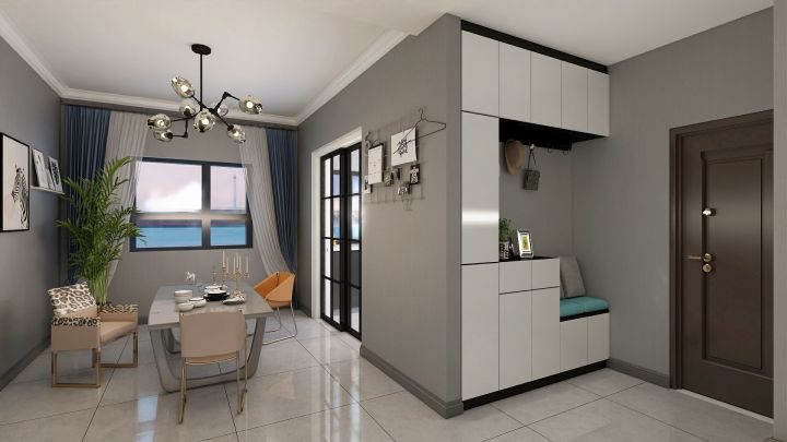 時代帝景北歐風(fēng)格裝修案例