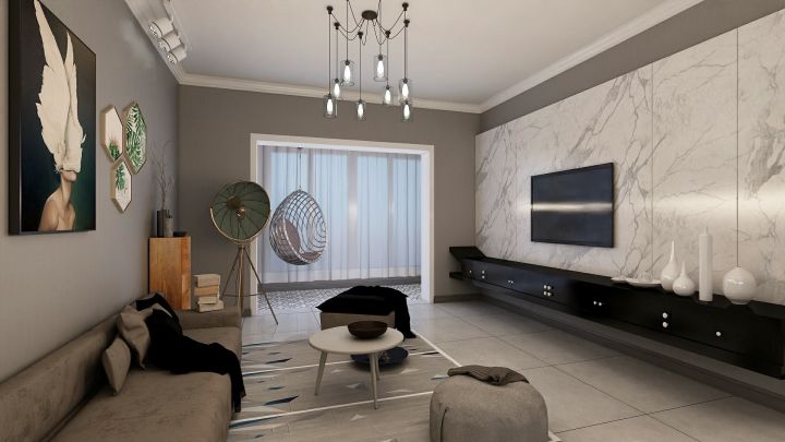 時代帝景北歐風(fēng)格裝修案例