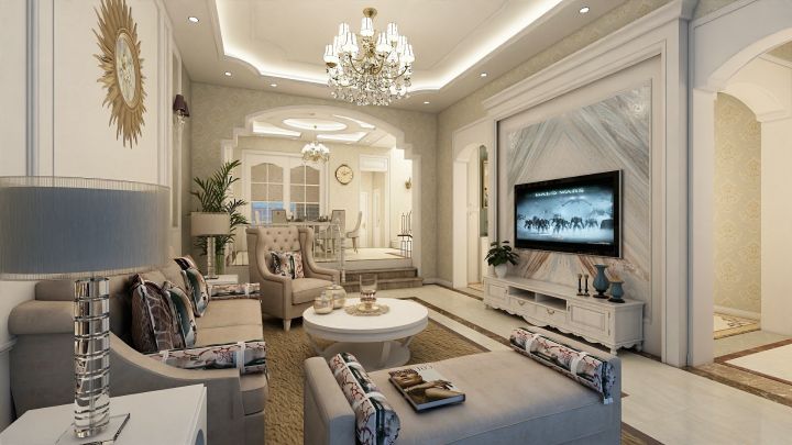 歐洲花園現(xiàn)代簡歐風(fēng)格裝修案例