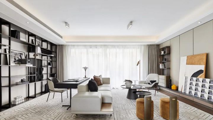 【輕舟裝飾】昌吉裝修140㎡現(xiàn)代簡(jiǎn)約風(fēng)格賞析